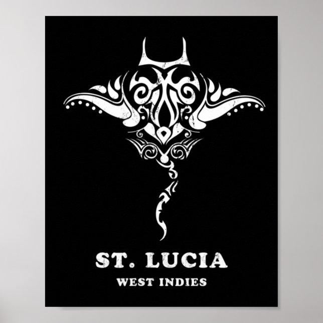 Affiche Sainte-Lucie (Devant)