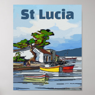 Affiche Sainte-Lucie