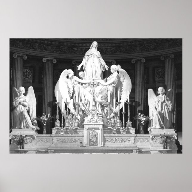 Affiche Sainte-Marie-Madeleine Paris Les sculptures de la  (Devant)