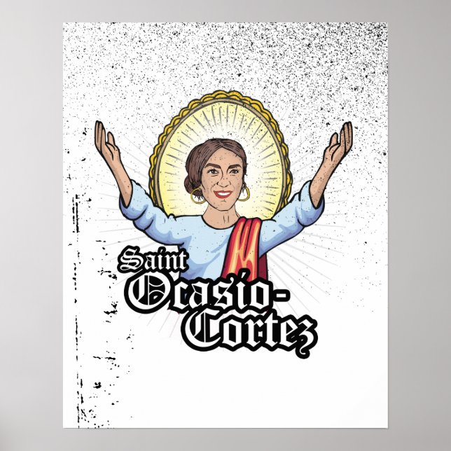 Affiche Sainte Ocasio-Cortez (Devant)