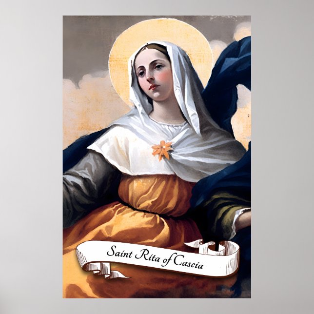 Affiche Sainte-Rita de Cascia (Devant)
