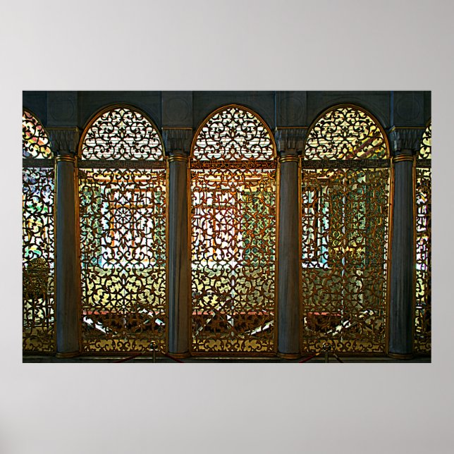 Affiche Sainte Sophie. Fragment de l'intérieur. Design. (Devant)