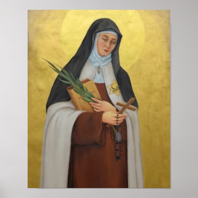 Affiche Sainte Thérèse Benedicta de la Croix Carmélite (Devant)