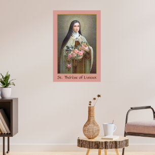 Affiche Sainte Thérèse de Lisieux la Petite Fleur (BJE 01)