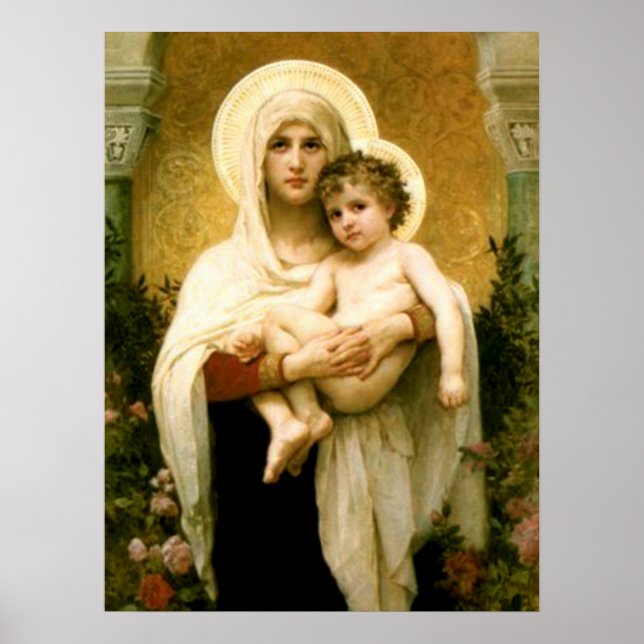 Affiche Sainte Vierge Marie et Enfant Jésus (Devant)