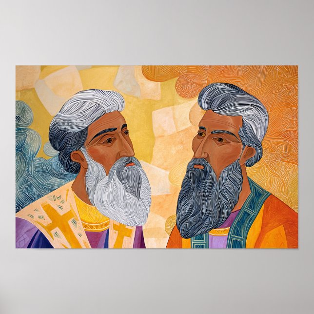 Affiche Saints Grégoire et Basile : Amis dans la foi (Devant)