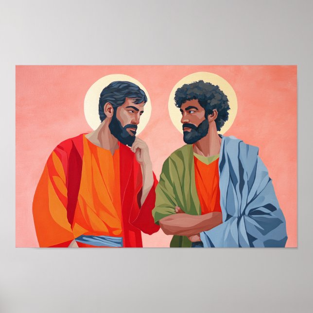Affiche Saints Timothée et Tite : Frères dans la Foi (Devant)