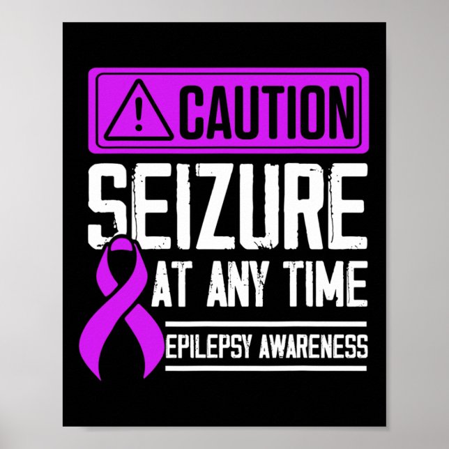 Affiche Saisie de sensibilisation à l'épilepsie Guerrier é (Devant)