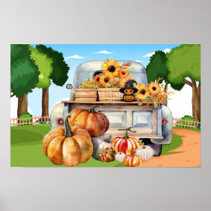 Affiche Saison citrouille