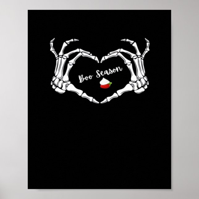 Affiche Saison classique Skeleton Hand Heart (Devant)