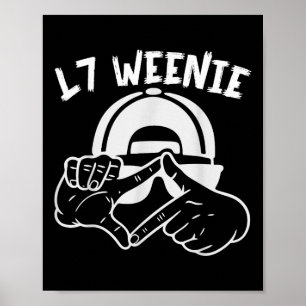Affiche Saison de baseball Softball L7 Weenie Funny Boys K