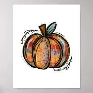 Affiche Saison des citrouilles automne Fall Y'all feuilles