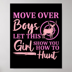 Affiche Saison Drôle De Chasse Au Cerf Laissez Cette Fille