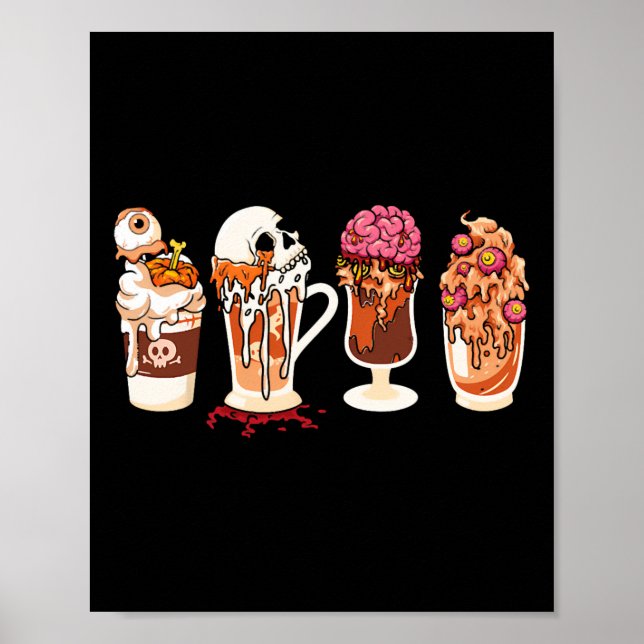 Affiche Saison éffrayante Coffee Horror Film Et Café (Devant)