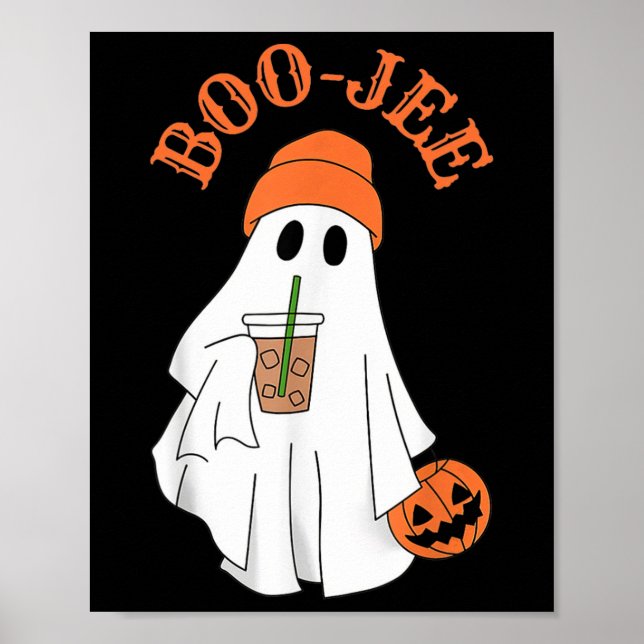 Affiche Saison éffrayante Cute Boujee Ghost Costume d'Hall (Devant)