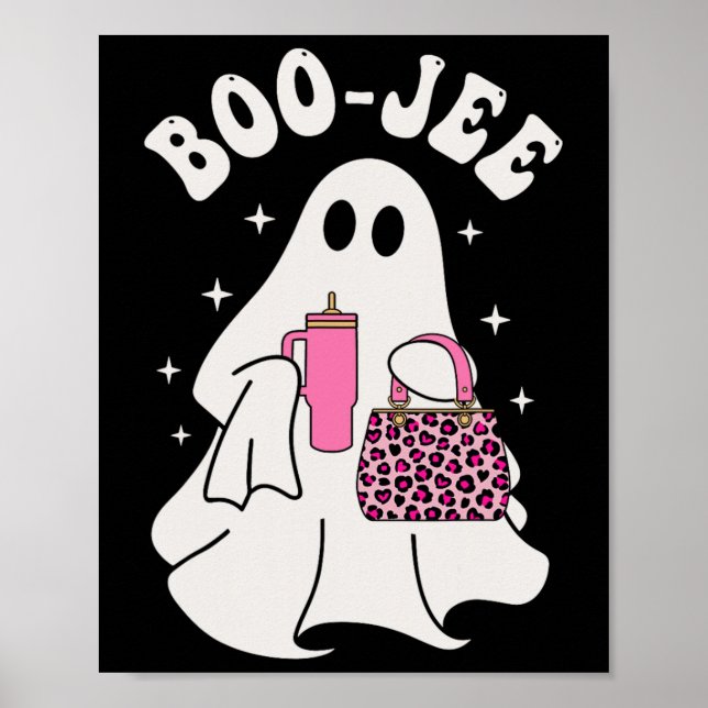 Affiche Saison éffrayante mignonne Fantôme Halloween Costu (Devant)