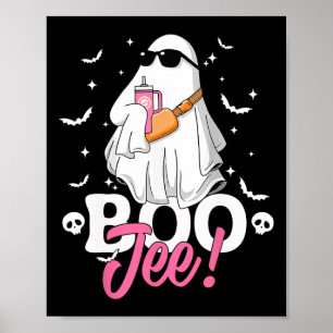 Affiche Saison éffrayante mignonne Fantôme Halloween Costu