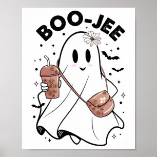 Affiche Saison éffrayante mignonne Fantôme Halloween Costu