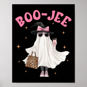 Affiche Saison éffrayante mignonne Ghost Funny Halloween B