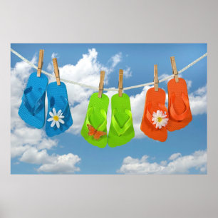 Affiche Saison Flip-Flop