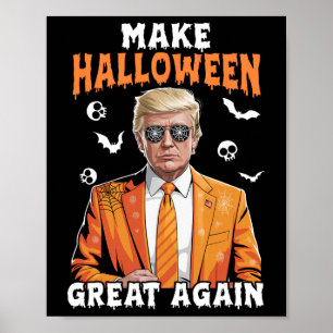 Affiche Saison Flippante Drôle Faire Halloween Grande Enco