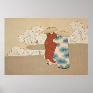 Affiche Saison Hanami par Kamisaka Sekka (1909-1910)