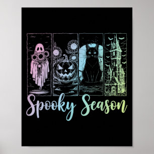 Affiche Saison vintage Halloween Horreur Soky