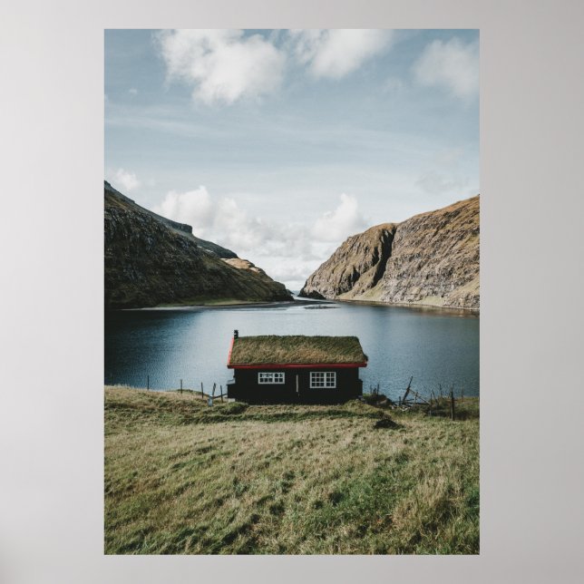 AFFICHE SAKSUN, ÎLES FAROE (Devant)