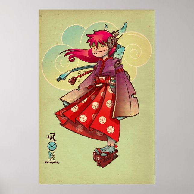 Affiche sakura (Devant)