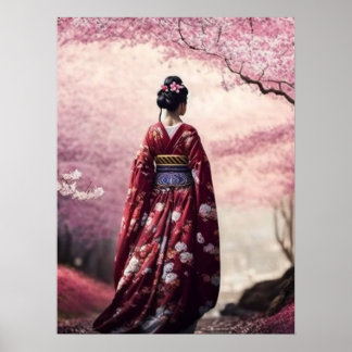 Affiche Sakura Geisha