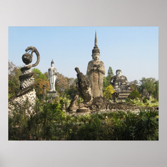 Affiche Sala Keo Kou, Nong Khai, Thaïlande (Devant)
