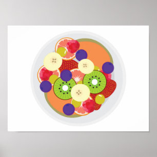 Affiche Salade de fruits