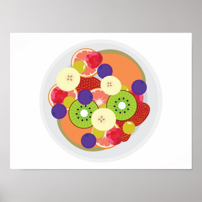 Affiche Salade de fruits (Devant)