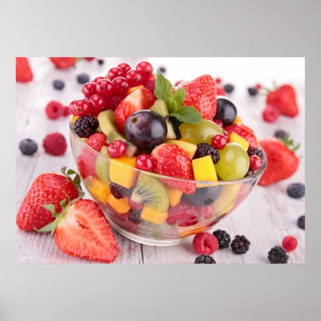 Affiche Salade de fruits frais (Devant)