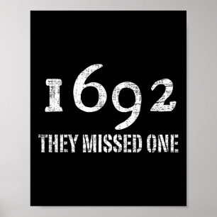 Affiche Salem 1692 Ils Ont Manqué Un Costume Halloween