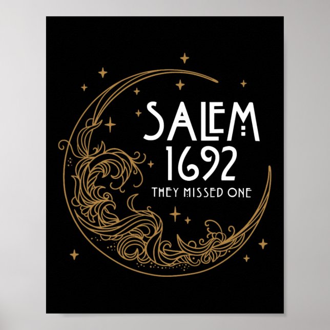 Affiche Salem 1692 Ils Ont Manqué Un Costume Halloween 1 (Devant)