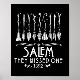 Affiche Salem 1692 ils ont manqué un pour Halloween