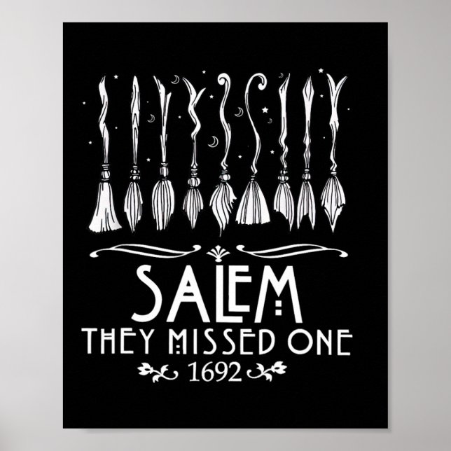 Affiche Salem 1692 ils ont manqué un pour Halloween (Devant)