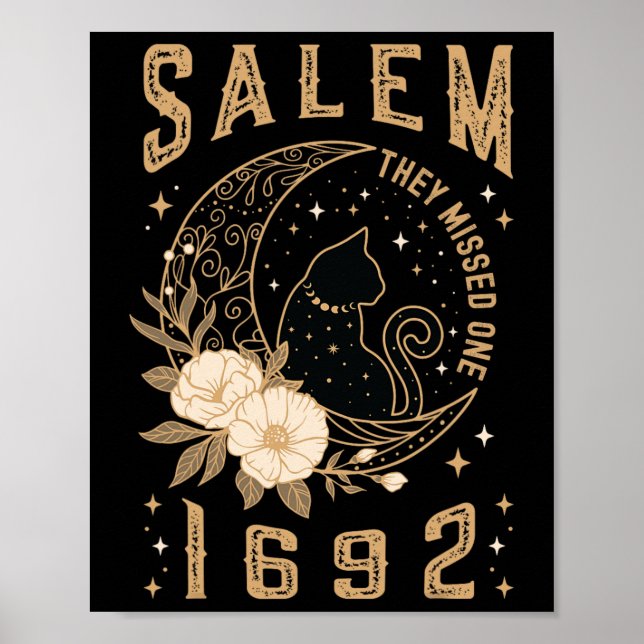Affiche Salem 1692 Ils Ont Manqué Un Procès De Sorcière Bl (Devant)