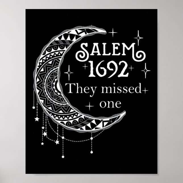 Affiche Salem 1692 Ils Ont Manqué Un - Salem Witch 1692 Ha (Devant)