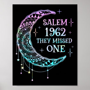 Affiche Salem 1692 Ils Ont Manqué Une Sorcière Halloween T