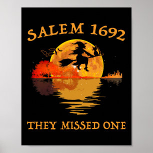 Affiche Salem 1692 Ils Ont Manqué Une Sorcière Riding Sall