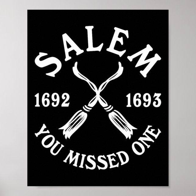 Affiche Salem Vous Avez Manqué Une Sorcière Procès Hallowe (Devant)