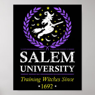 Affiche Salem Witch University Training Halloween Femmes