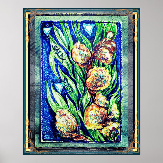 Affiche Salix Sense Willow Catkins (Devant)