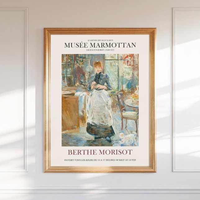 Affiche Salle à manger Berthe Morisot 1886 Exposition Art (Créateur téléchargé)
