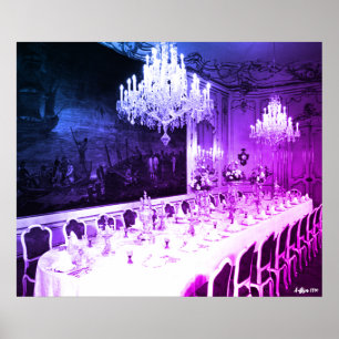Affiche Salle à manger du palais Hofburg de Vienne en Autr