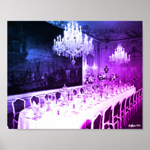 Affiche Salle à manger du palais Hofburg de Vienne en Autr