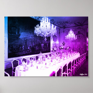 Affiche Salle à manger du palais Hofburg de Vienne en Autr