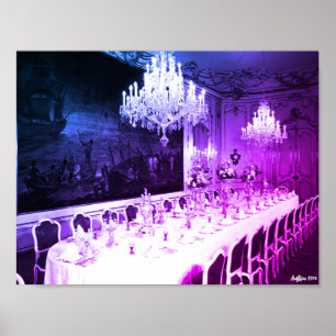 Affiche Salle à manger du palais Hofburg de Vienne en Autr